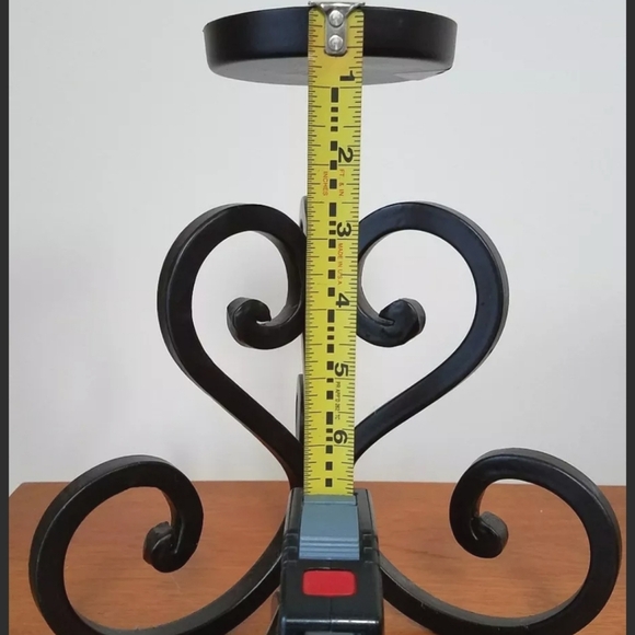 Black Pillar Candle Holder - Picture 3 of 6